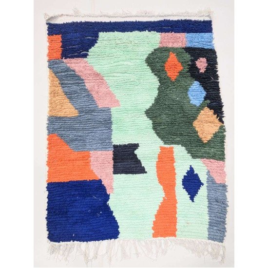 Boucherouite Tæppe 141x100cm