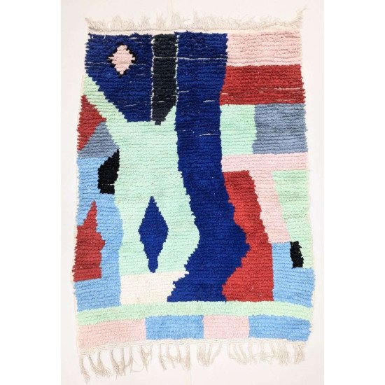 Boucherouite Tæppe 151x111cm