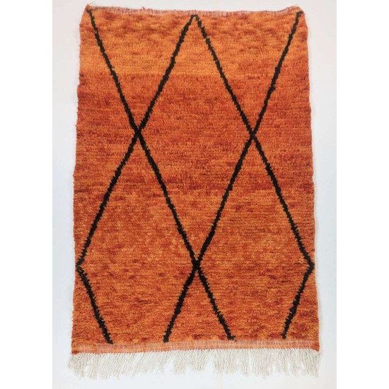 Beni Ouarain Tæppe 154x104 cm