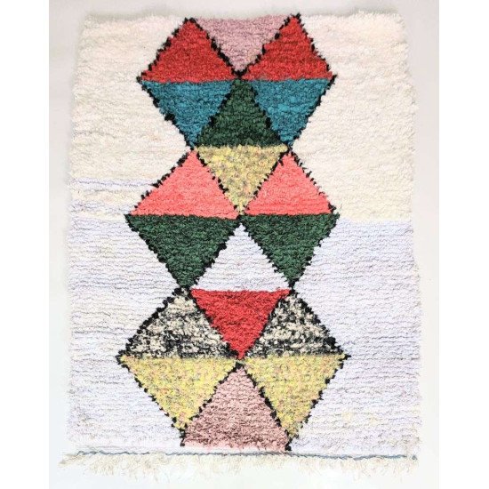 Boucherouite Tæppe 152x118cm