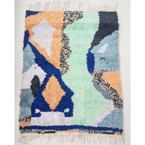 Boucherouite Tæppe 144x110cm